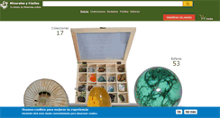 Desktop Screenshot of mineralesyfosiles.com